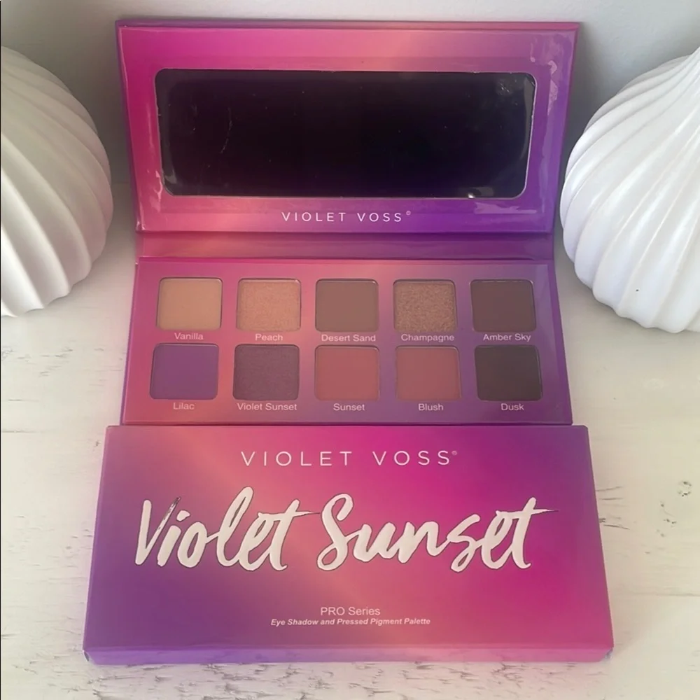 VIOLET VOSS Violet Sunset Eyeshadow + Pressed Pigment Palette | 10 Shades New